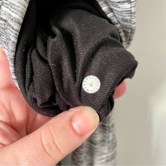 Lululemon Ready To Rulu Pant Space Dye Camo Black White Size 4 - Picture 9 of 11